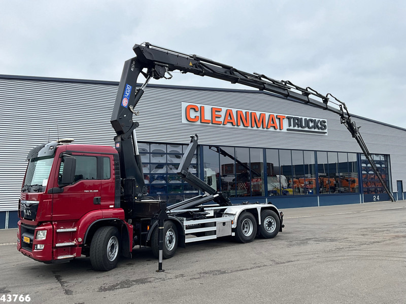 MAN TGS 35.480 8x4H Euro 6 HMF 40 Tonmeter laadkraan + Fly-Jib - Vinçli kamyon: fotoğraf 1 MAN TGS 35.480 8x4H Euro 6 HMF 40 Tonmeter laadkraan + Fly-Jib - Vinçli kamyon: fotoğraf 1