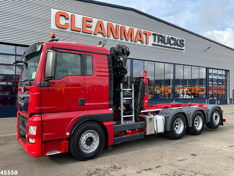 MAN TGX 35.480 8x4 Euro 6 Hiab 28 Tonmeter laadkraan - Kancalı yükleyici kamyon, Vinçli kamyon: fotoğraf 2 MAN TGX 35.480 8x4 Euro 6 Hiab 28 Tonmeter laadkraan - Kancalı yükleyici kamyon, Vinçli kamyon: fotoğraf 2