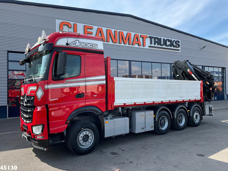 Mercedes-Benz Arocs 3263 8x4 Euro 6 Hiab 37 Tonmeter laadkraan + Fly-Jib - Damperli kamyon, Vinçli kamyon: fotoğraf 4 Mercedes-Benz Arocs 3263 8x4 Euro 6 Hiab 37 Tonmeter laadkraan + Fly-Jib - Damperli kamyon, Vinçli kamyon: fotoğraf 4