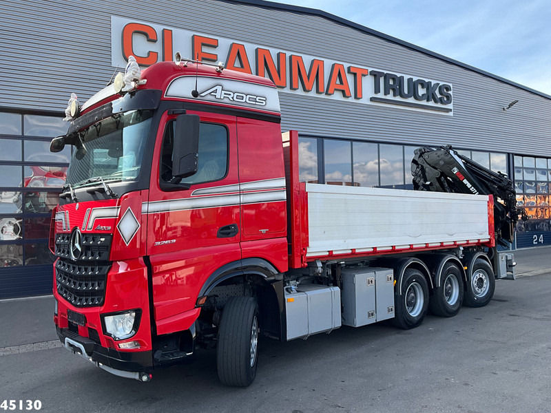 Mercedes-Benz Arocs 3263 8x4 Hiab 37 Tonmeter laadkraan + Fly-Jib - Damperli kamyon, Vinçli kamyon: fotoğraf 3 Mercedes-Benz Arocs 3263 8x4 Hiab 37 Tonmeter laadkraan + Fly-Jib - Damperli kamyon, Vinçli kamyon: fotoğraf 3