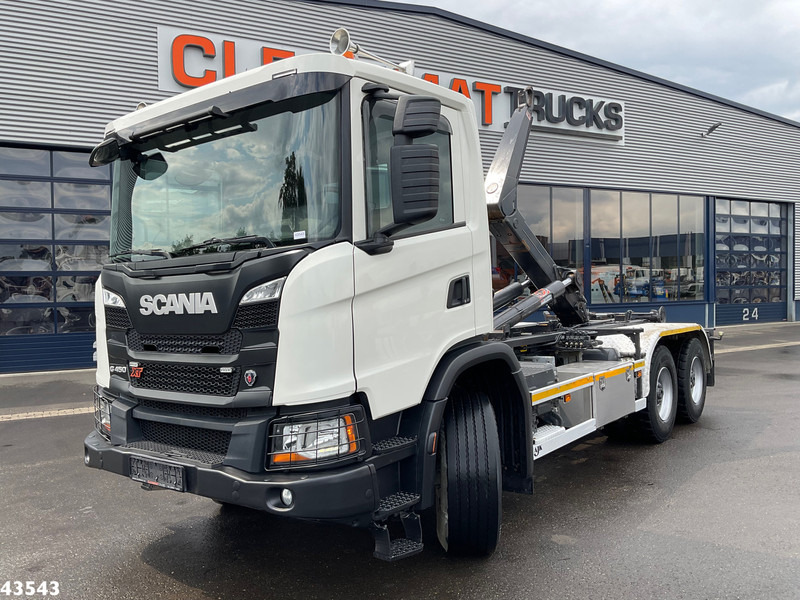 Scania G 450 6x4 AJK 20 Ton haakarmsysteem - Kancalı yükleyici kamyon: fotoğraf 1 Scania G 450 6x4 AJK 20 Ton haakarmsysteem - Kancalı yükleyici kamyon: fotoğraf 1