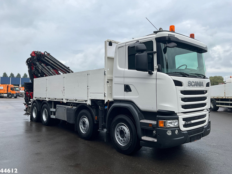 Scania G 450 8x4 Euro 6 Fassi 66 Tonmeter laadkraan + Fly-jib Just 176.555 Km! - Vinçli kamyon: fotoğraf 4 Scania G 450 8x4 Euro 6 Fassi 66 Tonmeter laadkraan + Fly-jib Just 176.555 Km! - Vinçli kamyon: fotoğraf 4