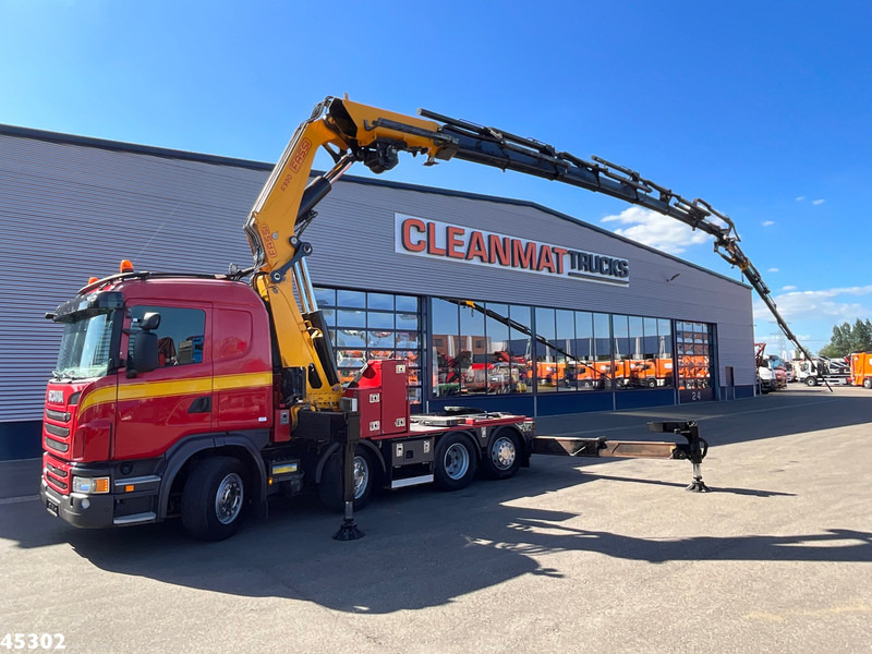 Scania G 480 8x2 Fassi 95 Tonmeter ladkraan + Fly-Jib - Vinçli kamyon: fotoğraf 1 Scania G 480 8x2 Fassi 95 Tonmeter ladkraan + Fly-Jib - Vinçli kamyon: fotoğraf 1