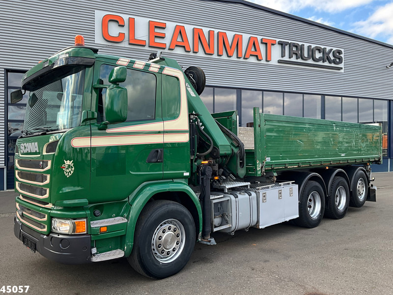 Scania G 490 8x4 Euro 6 Hiab 24 Tonmeter laadkraan - Damperli kamyon, Vinçli kamyon: fotoğraf 4 Scania G 490 8x4 Euro 6 Hiab 24 Tonmeter laadkraan - Damperli kamyon, Vinçli kamyon: fotoğraf 4