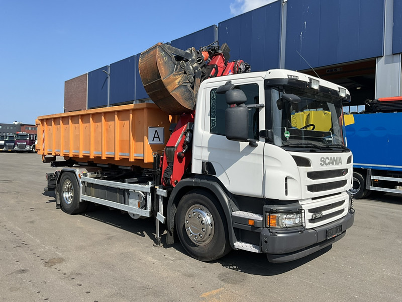 Scania P 320 HMF 12 Tonmeter Z-kraan + Kipper 11m³ - Damperli kamyon, Vinçli kamyon: fotoğraf 5 Scania P 320 HMF 12 Tonmeter Z-kraan + Kipper 11m³ - Damperli kamyon, Vinçli kamyon: fotoğraf 5