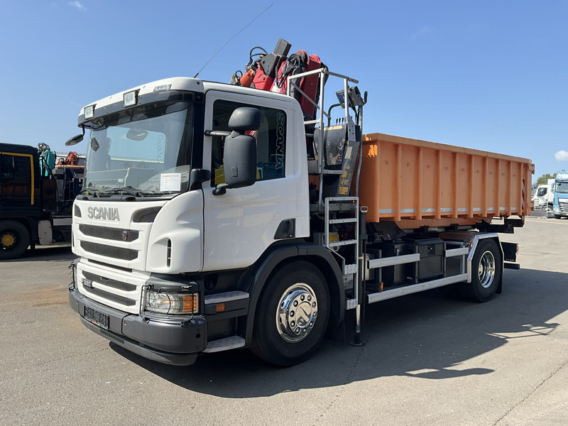 Scania P 320 HMF 12 Tonmeter Z-kraan + Kipper 11m³ - Damperli kamyon, Vinçli kamyon: fotoğraf 3 Scania P 320 HMF 12 Tonmeter Z-kraan + Kipper 11m³ - Damperli kamyon, Vinçli kamyon: fotoğraf 3