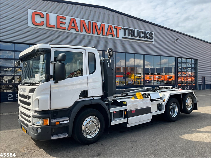 Scania P 340 Euro 6 CNG 21 Ton haakarmsysteem Just 140.611 km! - Kancalı yükleyici kamyon: fotoğraf 2 Scania P 340 Euro 6 CNG 21 Ton haakarmsysteem Just 140.611 km! - Kancalı yükleyici kamyon: fotoğraf 2