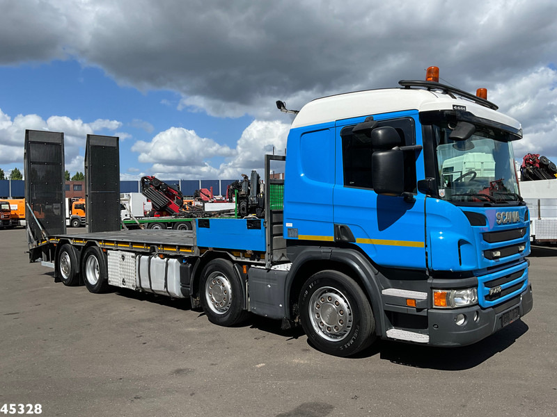 Scania P 410 8x2 Euro 6 Retarder Autotransporter met hydraulische oprijrampen - Araba taşıyıcı kamyon: fotoğraf 4 Scania P 410 8x2 Euro 6 Retarder Autotransporter met hydraulische oprijrampen - Araba taşıyıcı kamyon: fotoğraf 4