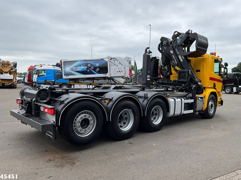 Scania P 410 8x4 Euro 6 Palfinger 14 Tonmeter Z-kraan - Kancalı yükleyici kamyon, Vinçli kamyon: fotoğraf 4 Scania P 410 8x4 Euro 6 Palfinger 14 Tonmeter Z-kraan - Kancalı yükleyici kamyon, Vinçli kamyon: fotoğraf 4