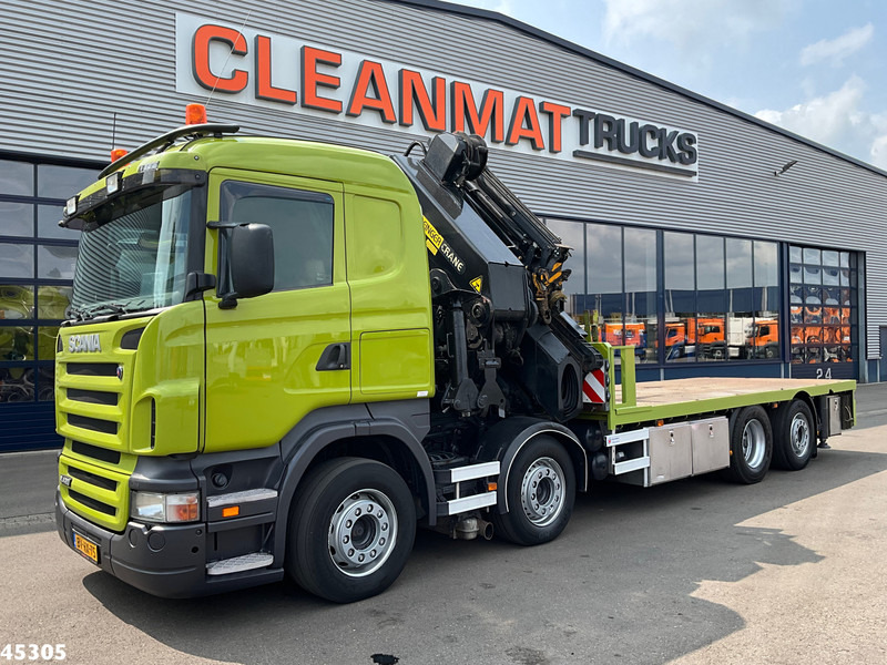 Scania R 420 8x2 manual Palfinger 85 Tonmeter laadkraan + Fly-Jib - Vinçli kamyon: fotoğraf 2 Scania R 420 8x2 manual Palfinger 85 Tonmeter laadkraan + Fly-Jib - Vinçli kamyon: fotoğraf 2