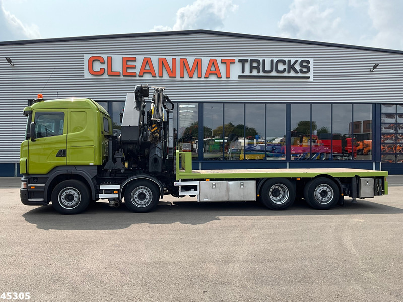 Scania R 420 8x2 manual Palfinger 85 Tonmeter laadkraan + Fly-Jib - Vinçli kamyon: fotoğraf 3 Scania R 420 8x2 manual Palfinger 85 Tonmeter laadkraan + Fly-Jib - Vinçli kamyon: fotoğraf 3