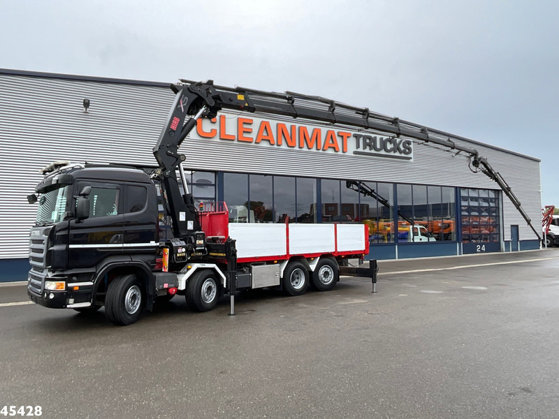 Scania R 480 8x2 Retarder Hiab 47 Tonmeter laadkraan + Fly-Jib! Just 242.931 km! - Vinçli kamyon: fotoğraf 1 Scania R 480 8x2 Retarder Hiab 47 Tonmeter laadkraan + Fly-Jib! Just 242.931 km! - Vinçli kamyon: fotoğraf 1