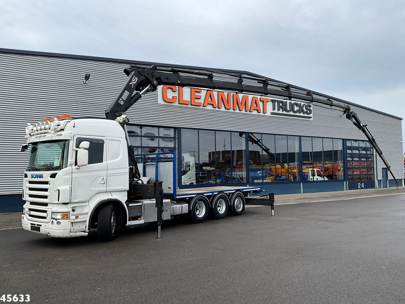 Scania R 560 V8 8x4 Retarder Hiab 47 Tonmeter laadkraan + Fly-Jib! - Vinçli kamyon: fotoğraf 1 Scania R 560 V8 8x4 Retarder Hiab 47 Tonmeter laadkraan + Fly-Jib! - Vinçli kamyon: fotoğraf 1