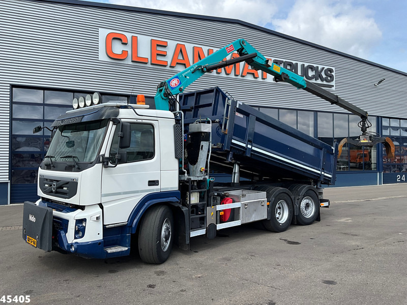 Volvo FM 330 6x2/6x4 Hydrodrive HMF 16 Tonmeter Z-kraan - Damperli kamyon, Vinçli kamyon: fotoğraf 1 Volvo FM 330 6x2/6x4 Hydrodrive HMF 16 Tonmeter Z-kraan - Damperli kamyon, Vinçli kamyon: fotoğraf 1