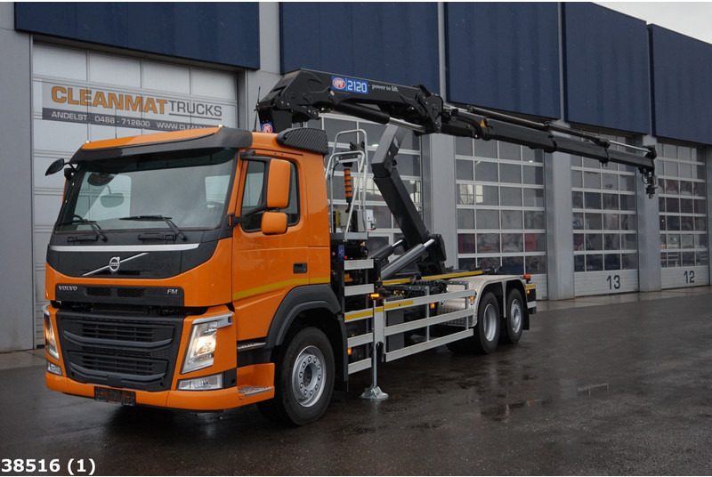 Volvo FM 410 HMF 21 Tonmeter laadkraan - Kancalı yükleyici kamyon, Vinçli kamyon: fotoğraf 1 Volvo FM 410 HMF 21 Tonmeter laadkraan - Kancalı yükleyici kamyon, Vinçli kamyon: fotoğraf 1