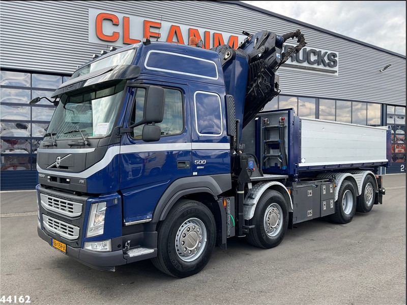 Volvo FM 500 Euro 6 HMF 50 Tonmeter laadkraan + Fly-Jib - Damperli kamyon, Vinçli kamyon: fotoğraf 4 Volvo FM 500 Euro 6 HMF 50 Tonmeter laadkraan + Fly-Jib - Damperli kamyon, Vinçli kamyon: fotoğraf 4
