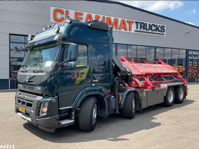 Volvo FMX 540 8x4 Euro 6 Hiab 28 Tonmeter laadkraan - Kablo sistemli kamyon, Vinçli kamyon: fotoğraf 3 Volvo FMX 540 8x4 Euro 6 Hiab 28 Tonmeter laadkraan - Kablo sistemli kamyon, Vinçli kamyon: fotoğraf 3