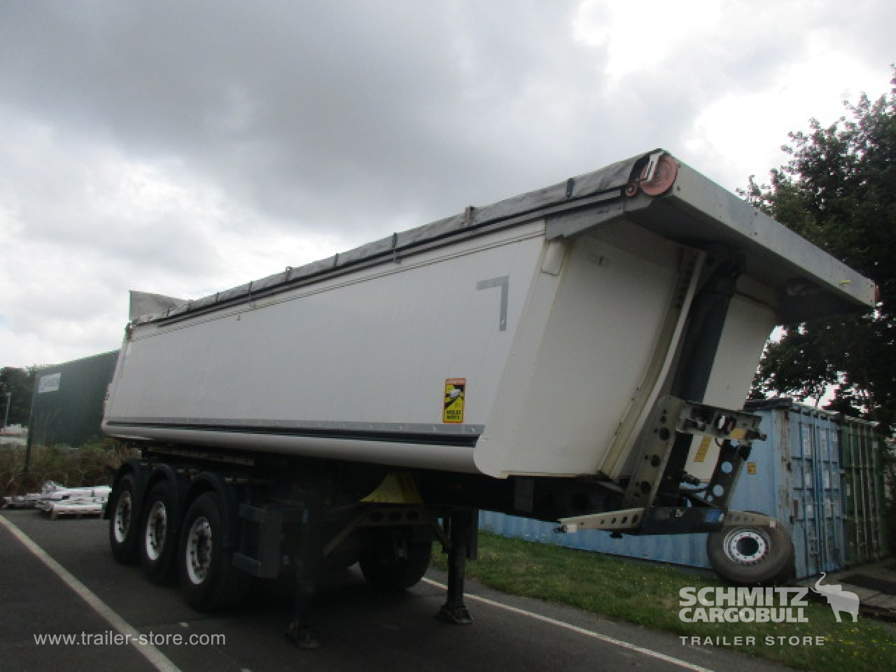 SCHMITZ Tipper Alu-square sided body 24m³ - Damperli dorse: fotoğraf 1 SCHMITZ Tipper Alu-square sided body 24m³ - Damperli dorse: fotoğraf 1