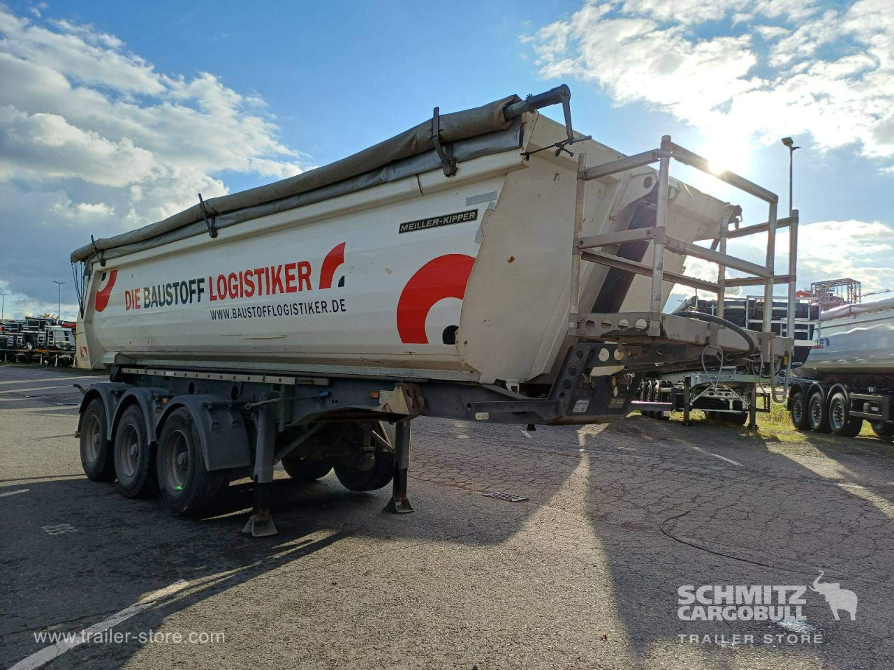 MEILLER Auflieger Kipper Stahlrundmulde 26m³ - Damperli dorse: fotoğraf 1 MEILLER Auflieger Kipper Stahlrundmulde 26m³ - Damperli dorse: fotoğraf 1