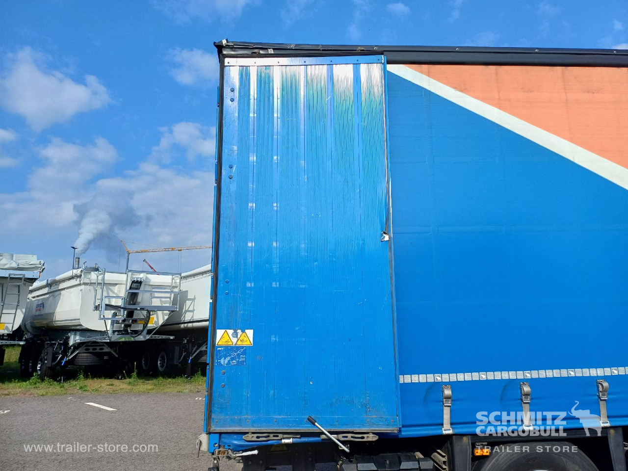 Tenteli dorse SCHMITZ Auflieger Curtainsider Standard Forklift holder: fotoğraf 13