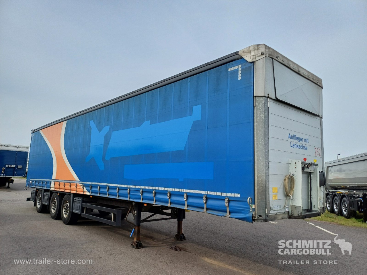 SCHMITZ Auflieger Curtainsider Standard Forklift holder - Tenteli dorse: fotoğraf 1 SCHMITZ Auflieger Curtainsider Standard Forklift holder - Tenteli dorse: fotoğraf 1