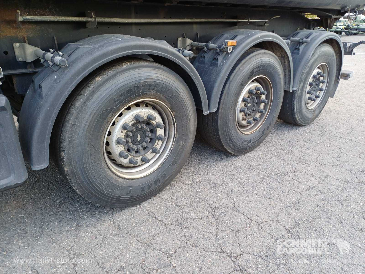 SCHMITZ Auflieger Kipper Alukastenmulde 54m³ - Damperli dorse: fotoğraf 3 SCHMITZ Auflieger Kipper Alukastenmulde 54m³ - Damperli dorse: fotoğraf 3