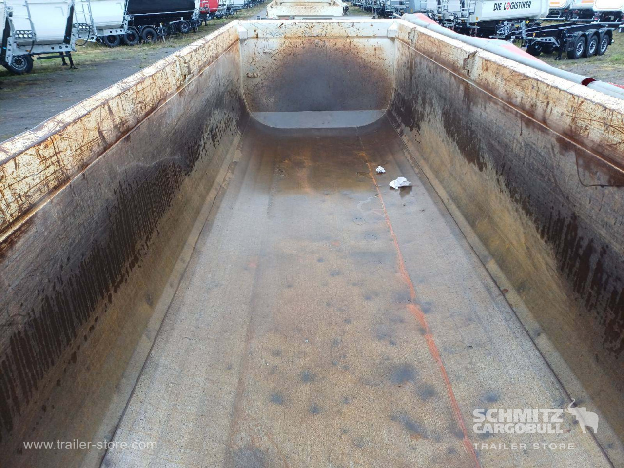 SCHMITZ Auflieger Kipper Stahlrundmulde 24m³ - Damperli dorse: fotoğraf 5 SCHMITZ Auflieger Kipper Stahlrundmulde 24m³ - Damperli dorse: fotoğraf 5