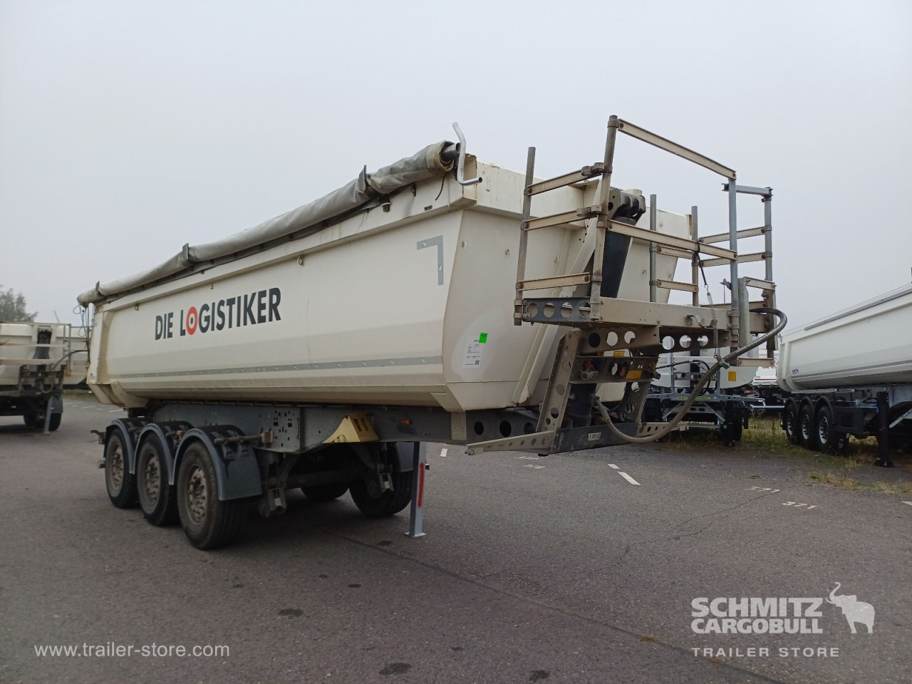 SCHMITZ Auflieger Kipper Stahlrundmulde 24m³ - Damperli dorse: fotoğraf 1 SCHMITZ Auflieger Kipper Stahlrundmulde 24m³ - Damperli dorse: fotoğraf 1