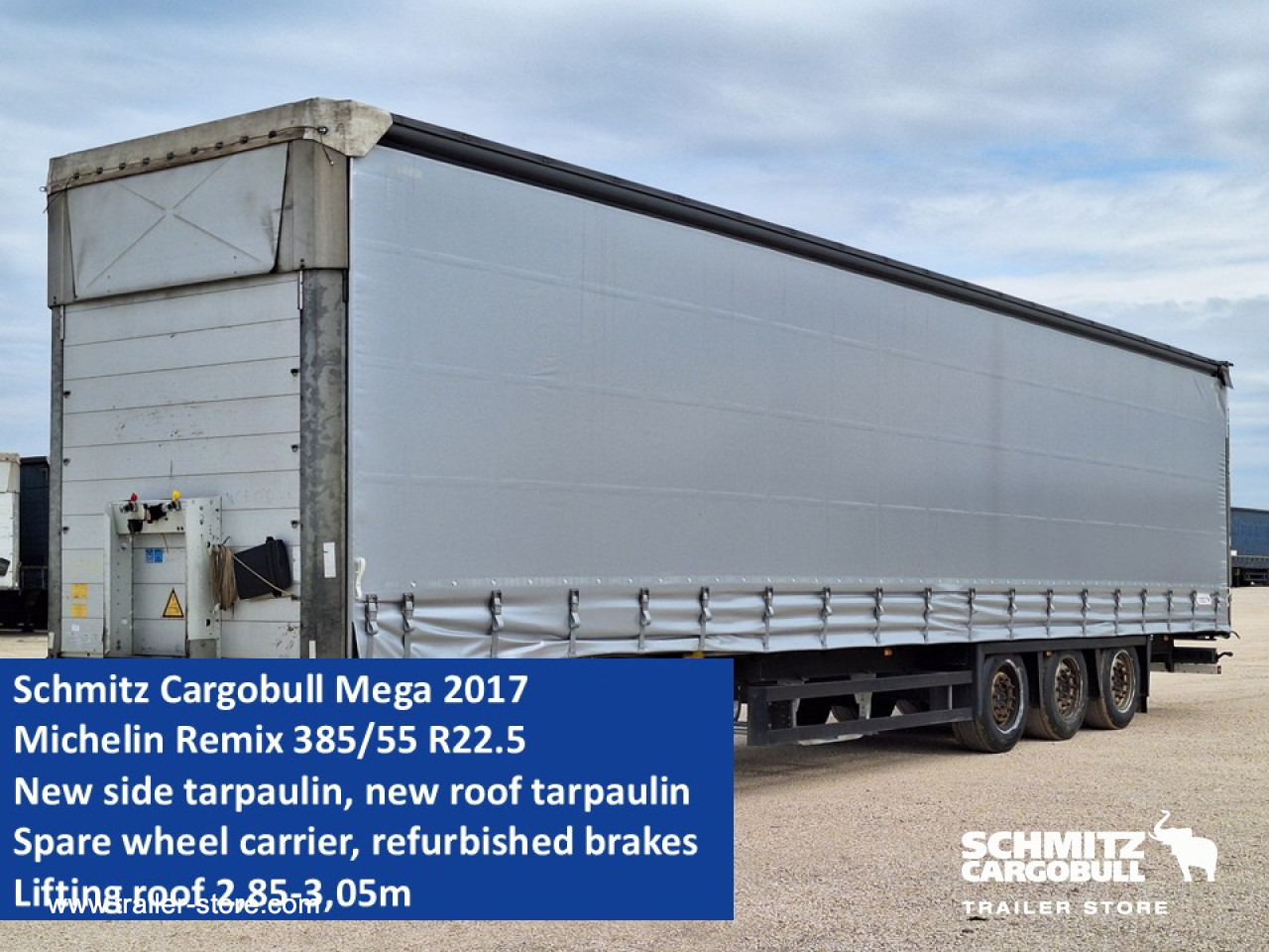 SCHMITZ Curtainsider Mega - Tenteli dorse: fotoğraf 1 SCHMITZ Curtainsider Mega - Tenteli dorse: fotoğraf 1
