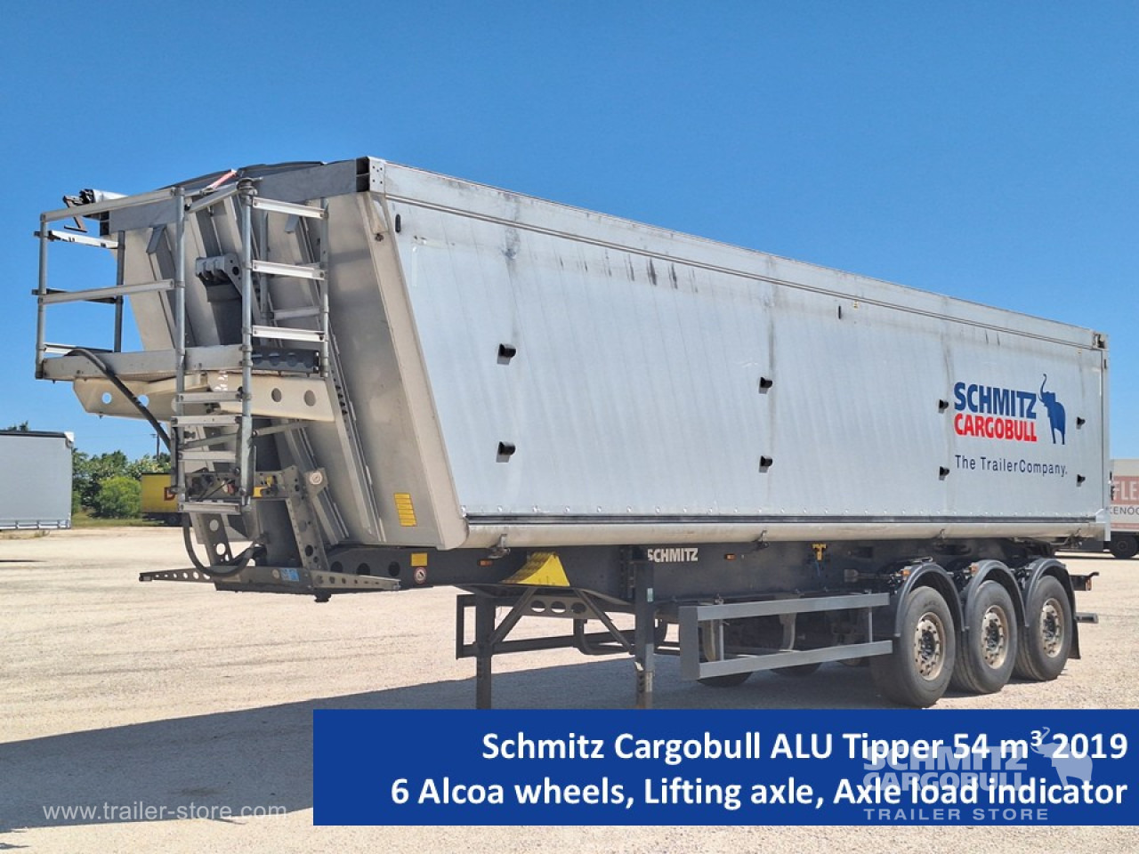SCHMITZ Tipper Alu-square sided body 54m³ - Damperli dorse: fotoğraf 1 SCHMITZ Tipper Alu-square sided body 54m³ - Damperli dorse: fotoğraf 1