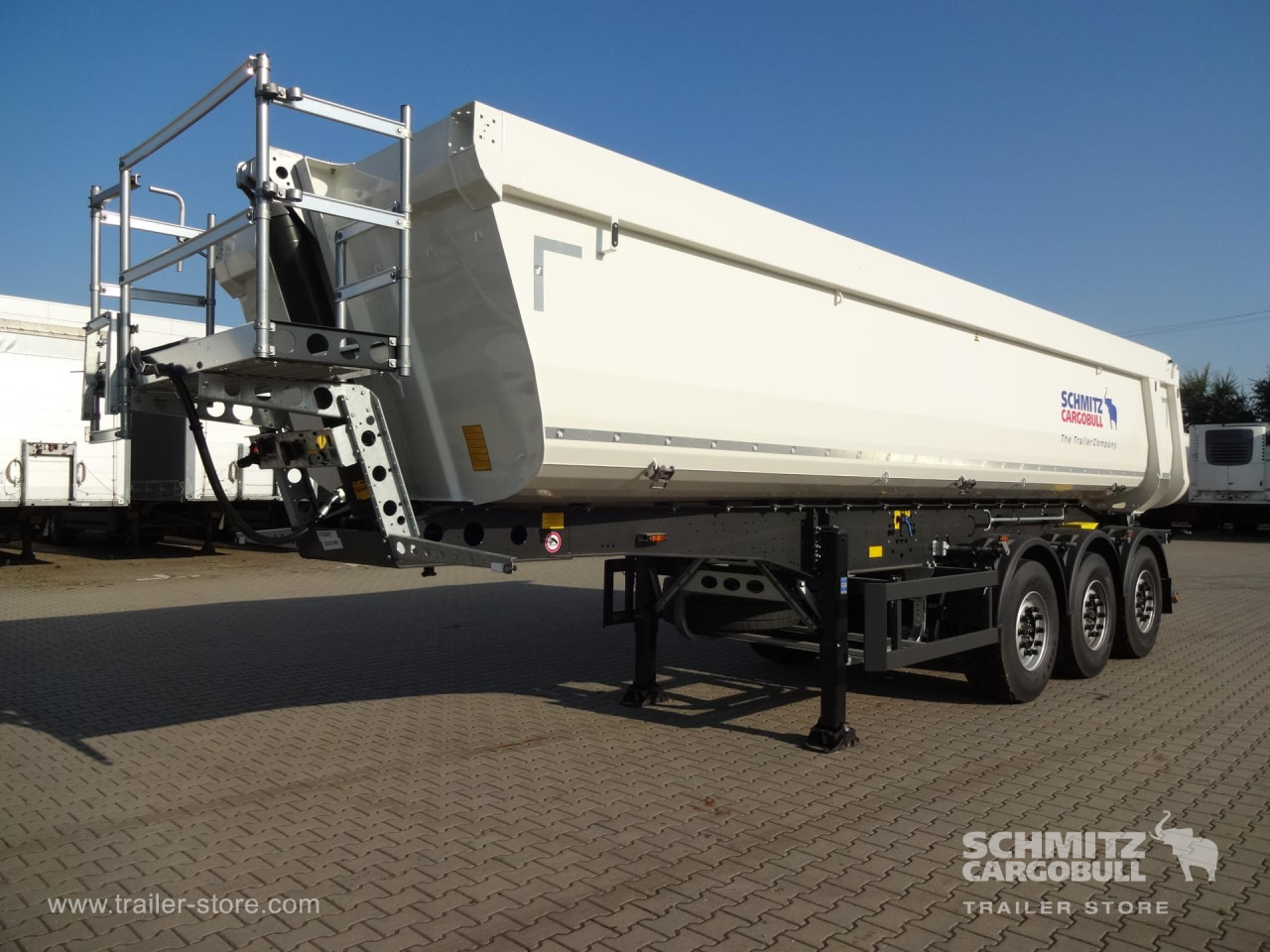 SCHMITZ Tipper Steel half pipe body 27m³ - Damperli dorse: fotoğraf 4 SCHMITZ Tipper Steel half pipe body 27m³ - Damperli dorse: fotoğraf 4