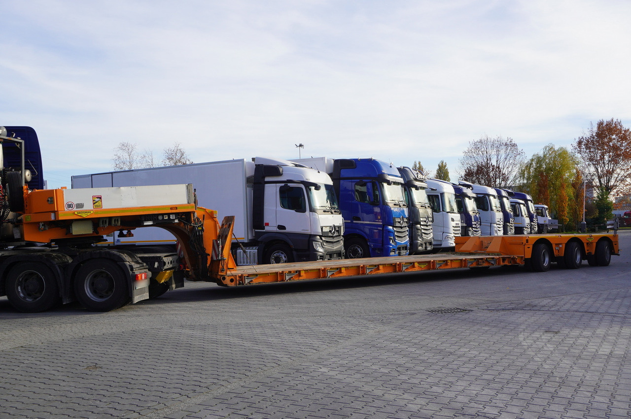 BROSHUIS 3ABD-48 61.0t TiefBet low-loader semi-trailer / 40 tons cap. / 3 steering axles / hydraulic suspension - Alçak çerçeveli platform dorse: fotoğraf 3 BROSHUIS 3ABD-48 61.0t TiefBet low-loader semi-trailer / 40 tons cap. / 3 steering axles / hydraulic suspension - Alçak çerçeveli platform dorse: fotoğraf 3