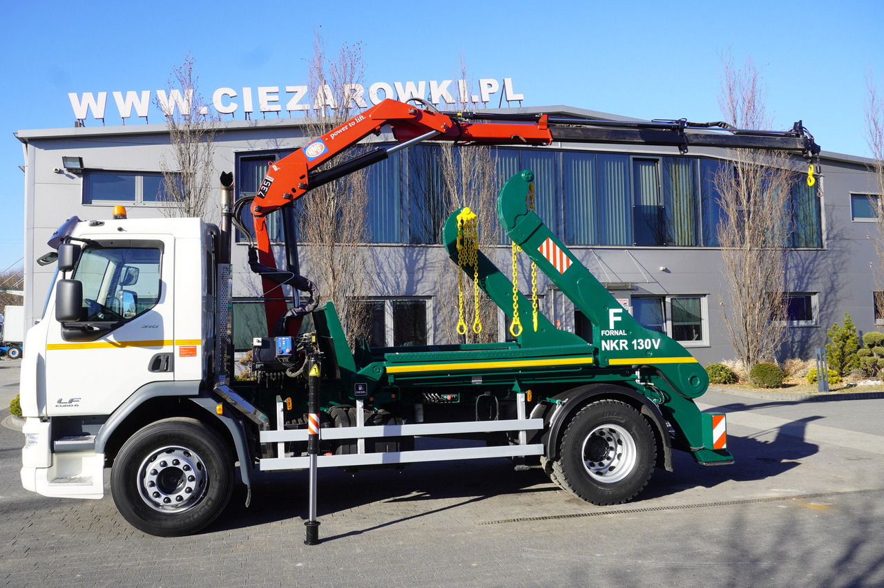 DAF LF 18.310 E6 / Skip loader Fornal NKR 130V / HDS HMF 735 K2 / Manual gearbox - Vinçli kamyon: fotoğraf 4 DAF LF 18.310 E6 / Skip loader Fornal NKR 130V / HDS HMF 735 K2 / Manual gearbox - Vinçli kamyon: fotoğraf 4