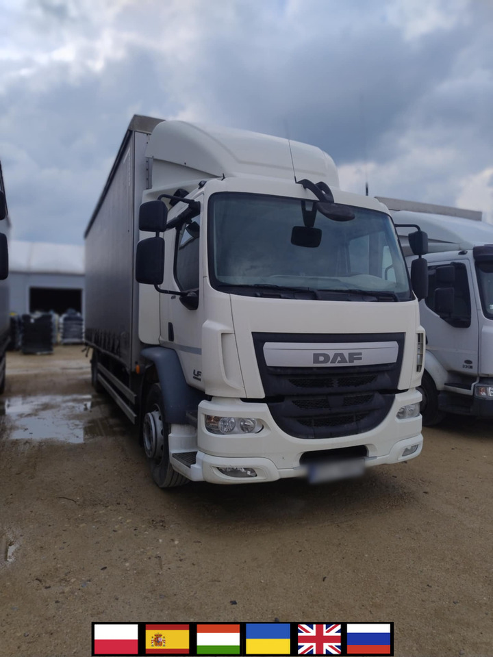 DAF LF 250 / Curtainsider 18 EPAL / sleeping cab - Tenteli kamyon: fotoğraf 1 DAF LF 250 / Curtainsider 18 EPAL / sleeping cab - Tenteli kamyon: fotoğraf 1