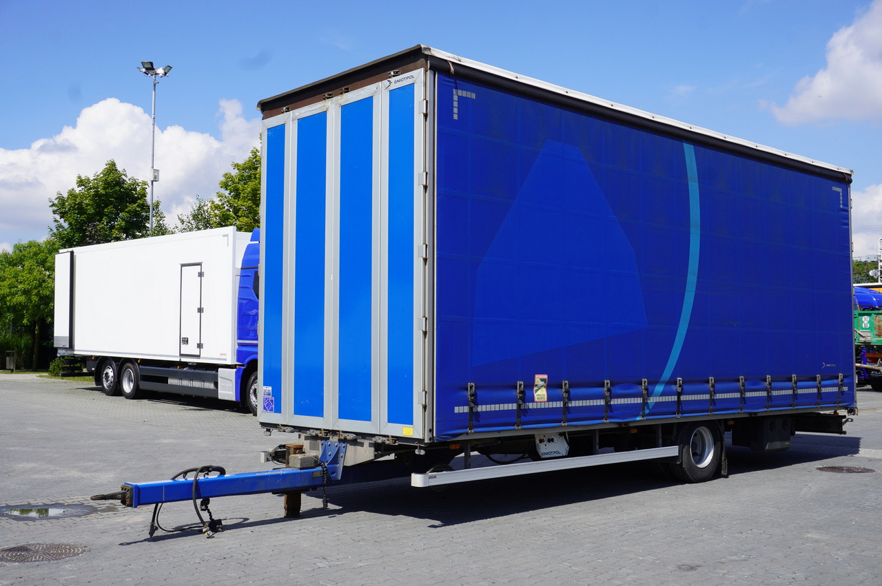 Gniotpol Tandem trailer / 10t / 2018 / 19 pallets - Tenteli römork: fotoğraf 1 Gniotpol Tandem trailer / 10t / 2018 / 19 pallets - Tenteli römork: fotoğraf 1