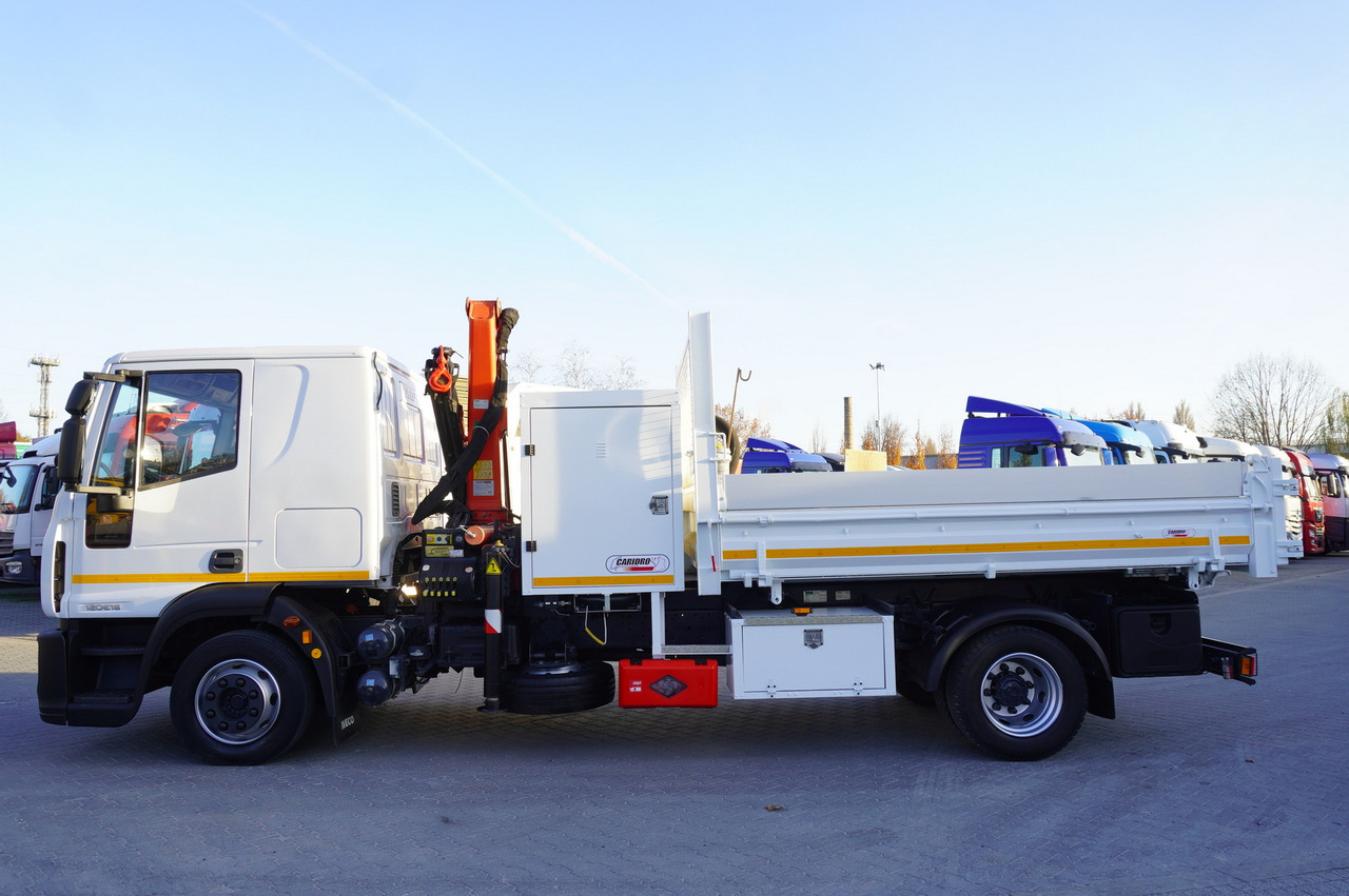 IVECO Eurocargo 120E18 Crane Palfinger / 3-way tipper / sleeper cab - Sal/ Açık kasa kamyon, Vinçli kamyon: fotoğraf 5 IVECO Eurocargo 120E18 Crane Palfinger / 3-way tipper / sleeper cab - Sal/ Açık kasa kamyon, Vinçli kamyon: fotoğraf 5