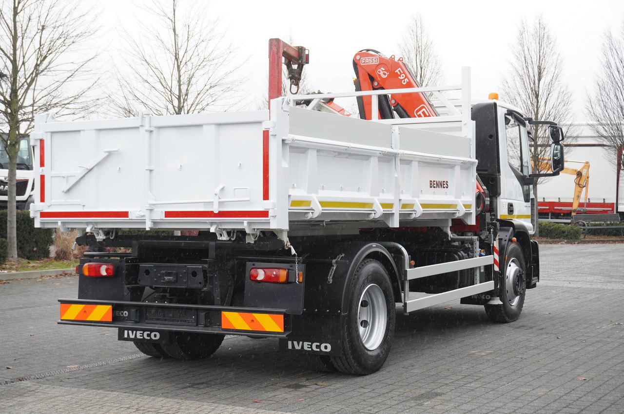 IVECO Eurocargo 160-250 E6/ Fassi crane / 3-sided tipper / mileage 47 thousand. km! - Vinçli kamyon: fotoğraf 3 IVECO Eurocargo 160-250 E6/ Fassi crane / 3-sided tipper / mileage 47 thousand. km! - Vinçli kamyon: fotoğraf 3