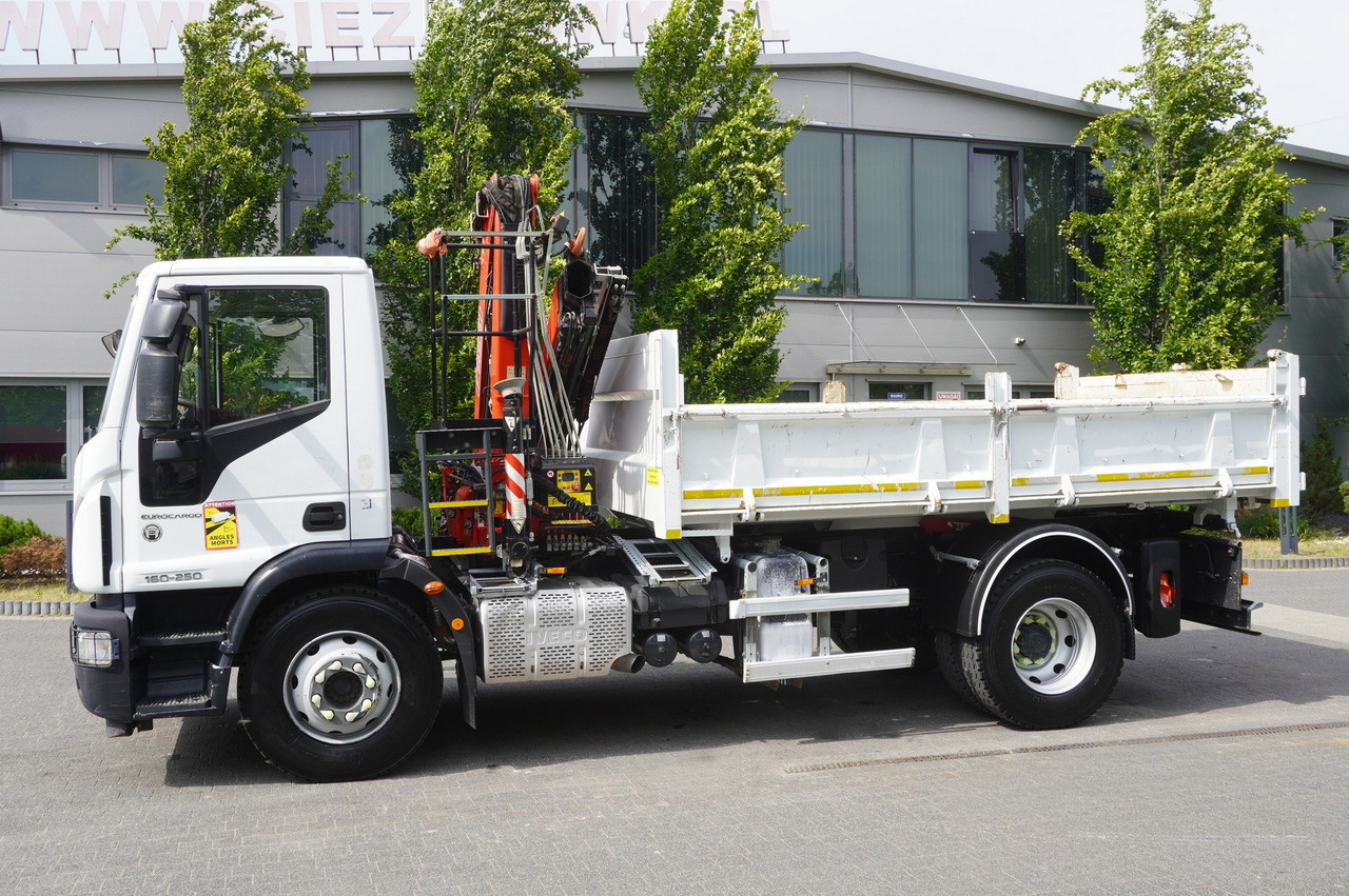 IVECO Eurocargo 160-250 / Fassi F95 crane / 120 tho. km / 3-sided tipper - Vinçli kamyon: fotoğraf 5 IVECO Eurocargo 160-250 / Fassi F95 crane / 120 tho. km / 3-sided tipper - Vinçli kamyon: fotoğraf 5