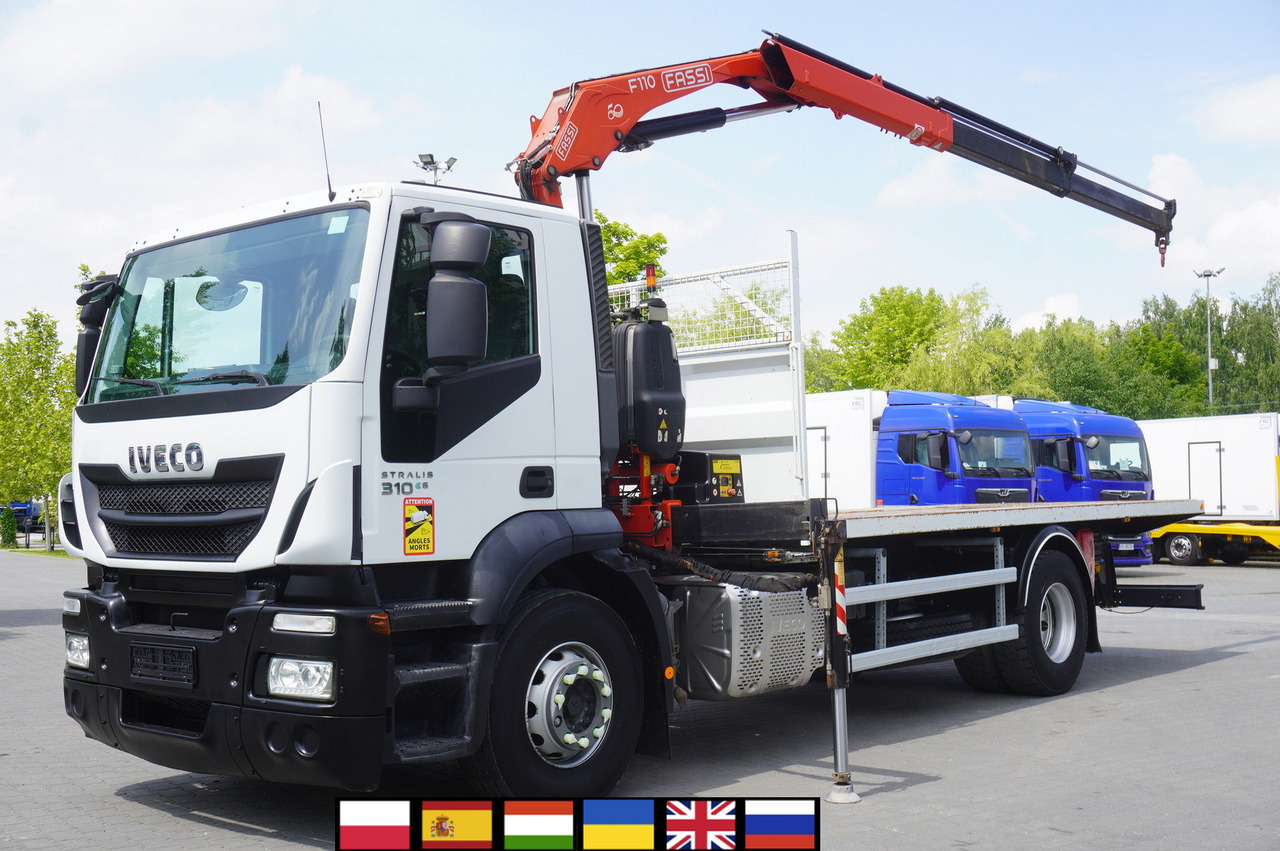 IVECO STRALIS 310 E6 / FASSI F110B / 630 MTH! / 4 t lift cap. / 19 t - Vinçli kamyon: fotoğraf 1 IVECO STRALIS 310 E6 / FASSI F110B / 630 MTH! / 4 t lift cap. / 19 t - Vinçli kamyon: fotoğraf 1