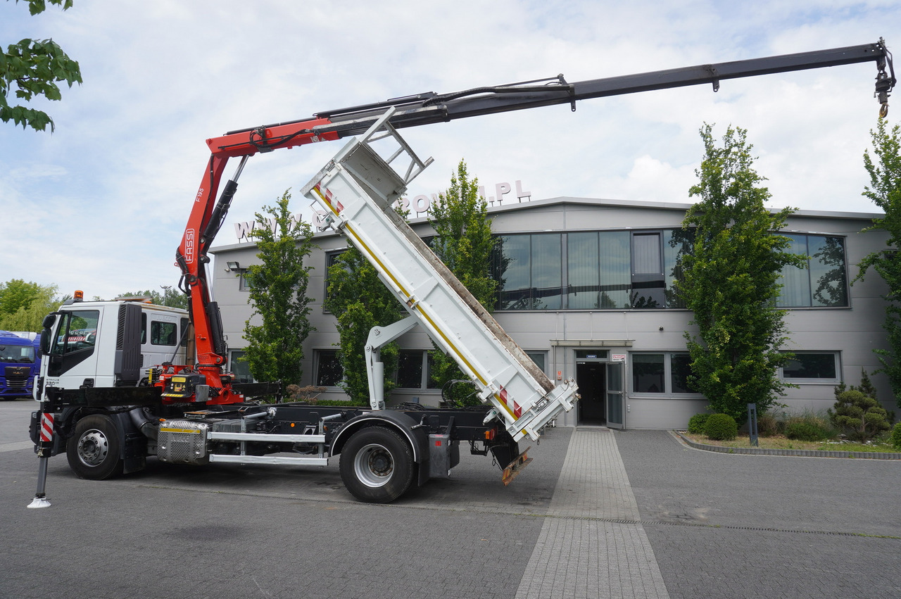 IVECO STRALIS 330 E6 / FASSI 195A 8.5 T / 3-side tipper - Damperli kamyon, Vinçli kamyon: fotoğraf 4 IVECO STRALIS 330 E6 / FASSI 195A 8.5 T / 3-side tipper - Damperli kamyon, Vinçli kamyon: fotoğraf 4