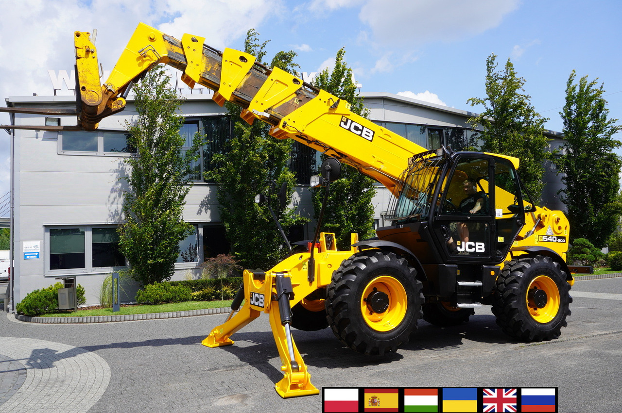 JCB JCB 540-200 Telescopic Loader / 20 m reach / joystick - Teleskopik tekerlekli yükleyici: fotoğraf 1 JCB JCB 540-200 Telescopic Loader / 20 m reach / joystick - Teleskopik tekerlekli yükleyici: fotoğraf 1
