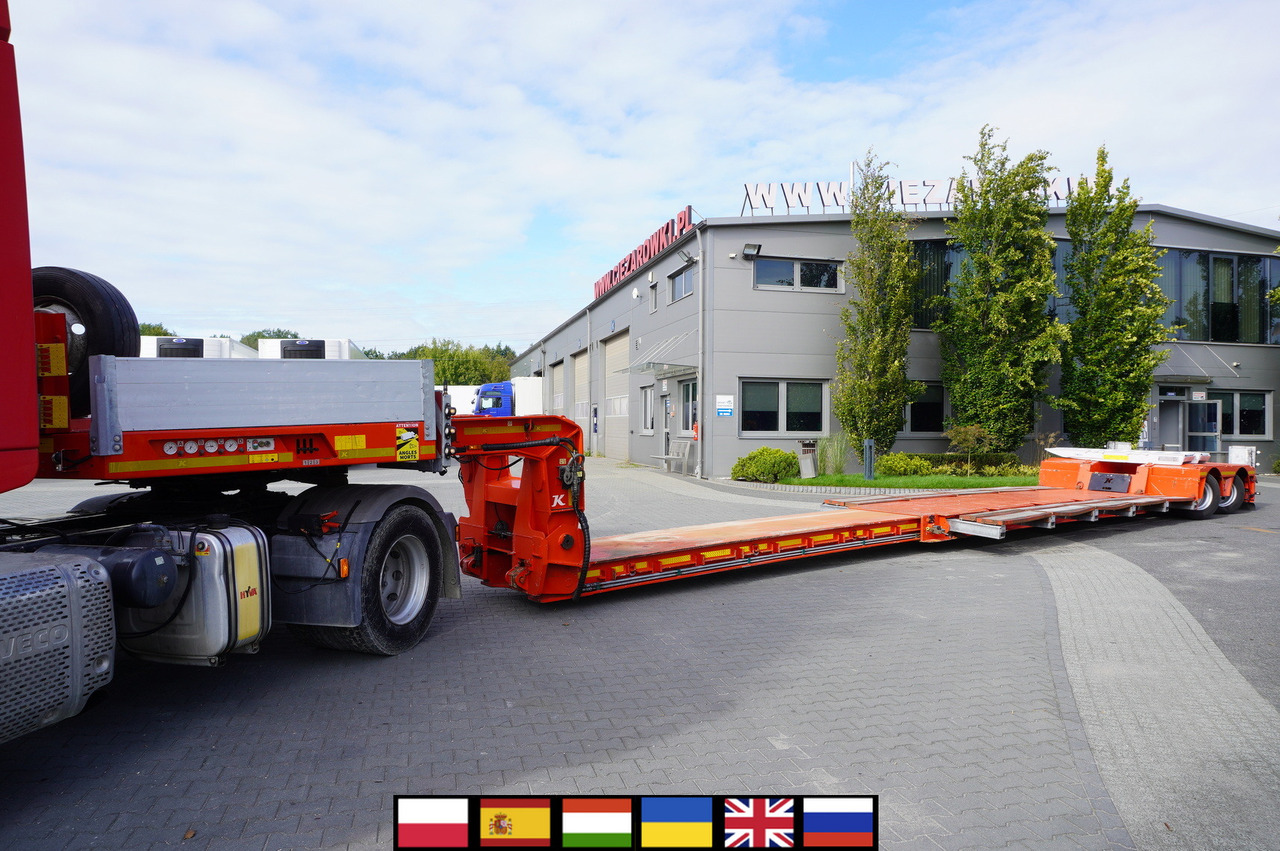 KÄSSBOHRER LB2 TIEF-BETT low loader semi-trailer / 16.5 m / Extendable semi-trailer / steered axles / 2 units - Alçak çerçeveli platform dorse: fotoğraf 1 KÄSSBOHRER LB2 TIEF-BETT low loader semi-trailer / 16.5 m / Extendable semi-trailer / steered axles / 2 units - Alçak çerçeveli platform dorse: fotoğraf 1