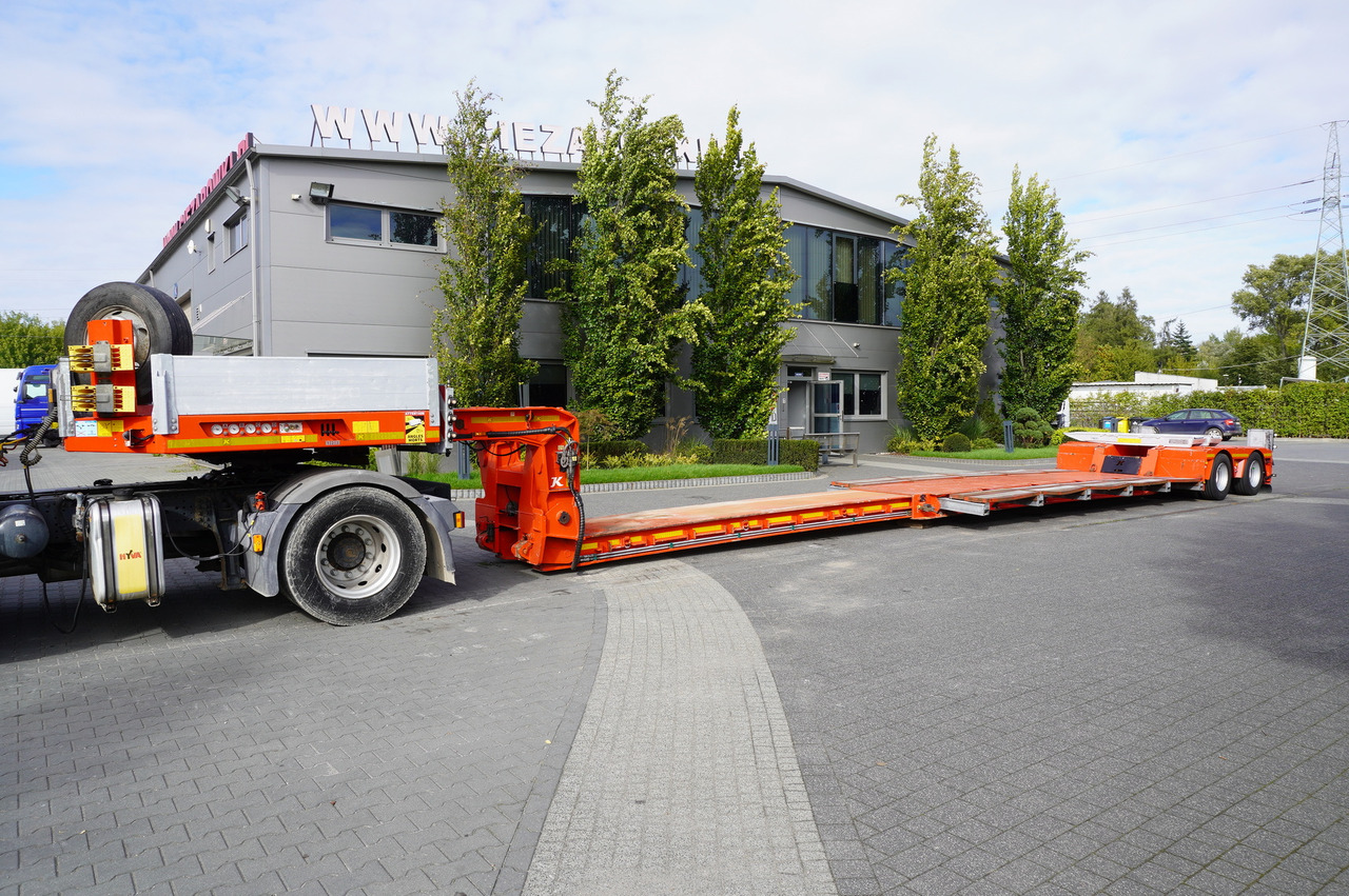 KÄSSBOHRER LB2 TIEF-BETT low loader semi-trailer / 16.5 m / Extendable semi-trailer / steered axles / 2 units - Alçak çerçeveli platform dorse: fotoğraf 3 KÄSSBOHRER LB2 TIEF-BETT low loader semi-trailer / 16.5 m / Extendable semi-trailer / steered axles / 2 units - Alçak çerçeveli platform dorse: fotoğraf 3