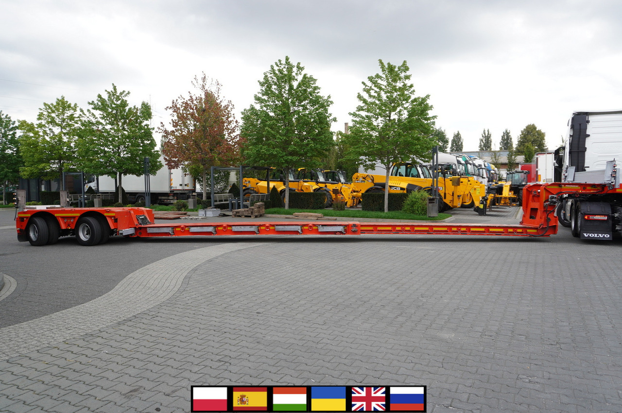 KÄSSBOHRER LB2 TIEF-BETT low loader semi-trailer / 16.5 m / Extendable semi-trailer / steered axles / 2 units - Alçak çerçeveli platform dorse: fotoğraf 1 KÄSSBOHRER LB2 TIEF-BETT low loader semi-trailer / 16.5 m / Extendable semi-trailer / steered axles / 2 units - Alçak çerçeveli platform dorse: fotoğraf 1