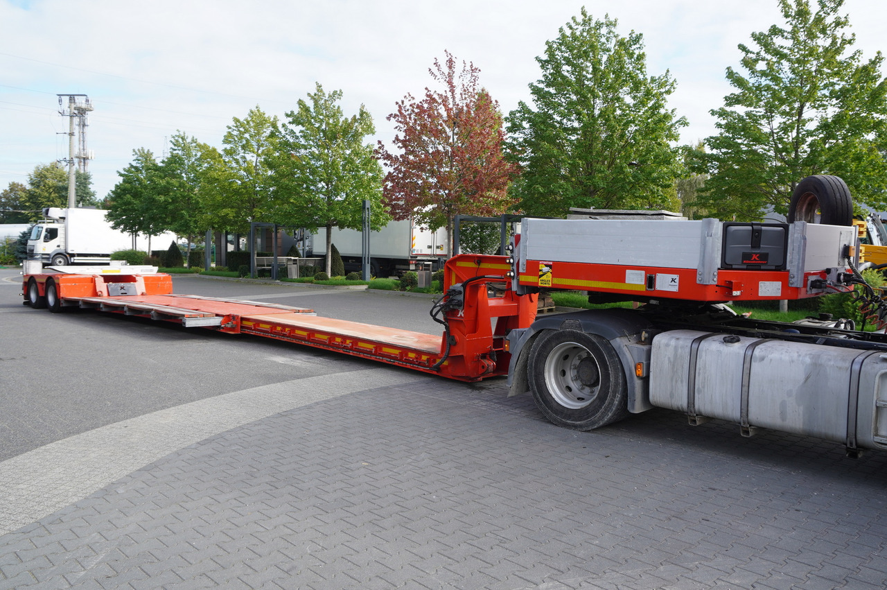 KÄSSBOHRER LB2 TIEF-BETT low loader semi-trailer / 16.5 m / Extendable semi-trailer / steered axles / 2 units - Alçak çerçeveli platform dorse: fotoğraf 2 KÄSSBOHRER LB2 TIEF-BETT low loader semi-trailer / 16.5 m / Extendable semi-trailer / steered axles / 2 units - Alçak çerçeveli platform dorse: fotoğraf 2
