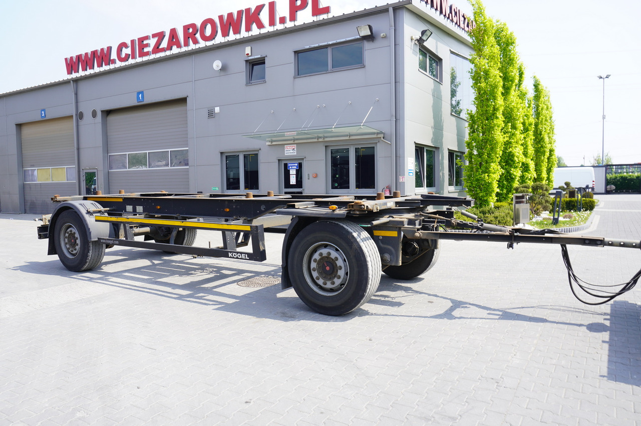 KOGEL AWE 18, two-axle, BDF, 7.5m chassis , air suspension, SAF axles - Şasi römork: fotoğraf 1 KOGEL AWE 18, two-axle, BDF, 7.5m chassis , air suspension, SAF axles - Şasi römork: fotoğraf 1