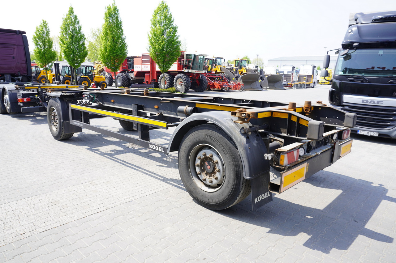 KOGEL AWE 18, two-axle, BDF, 7.5m chassis , air suspension, SAF axles - Şasi römork: fotoğraf 4 KOGEL AWE 18, two-axle, BDF, 7.5m chassis , air suspension, SAF axles - Şasi römork: fotoğraf 4