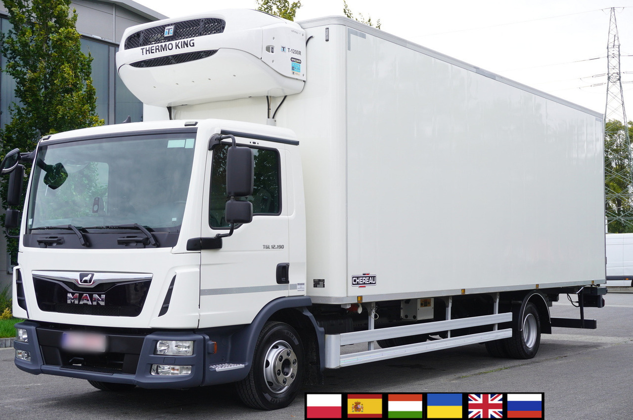 MAN TGL 12.190 / CHEREAU Refrigerator 18 PAL multitemperature / Thermoking T-1200R / 100,000 km - Refrijeratör kamyon: fotoğraf 1 MAN TGL 12.190 / CHEREAU Refrigerator 18 PAL multitemperature / Thermoking T-1200R / 100,000 km - Refrijeratör kamyon: fotoğraf 1
