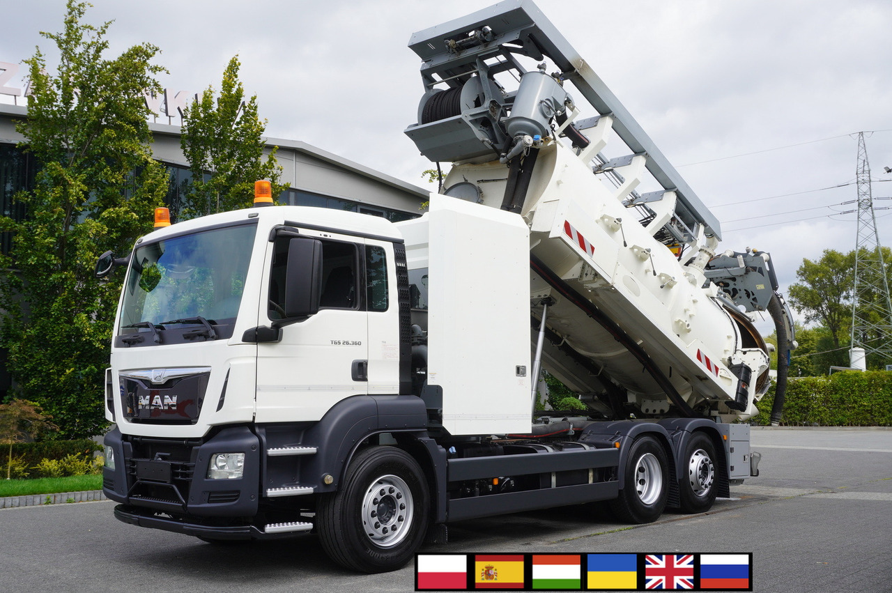 MAN TGS 26.360 E6 / RIVARD sewage cleaner 18 m3 / 115 tho. km / steering axle / 2 units - Vidanjör: fotoğraf 1 MAN TGS 26.360 E6 / RIVARD sewage cleaner 18 m3 / 115 tho. km / steering axle / 2 units - Vidanjör: fotoğraf 1