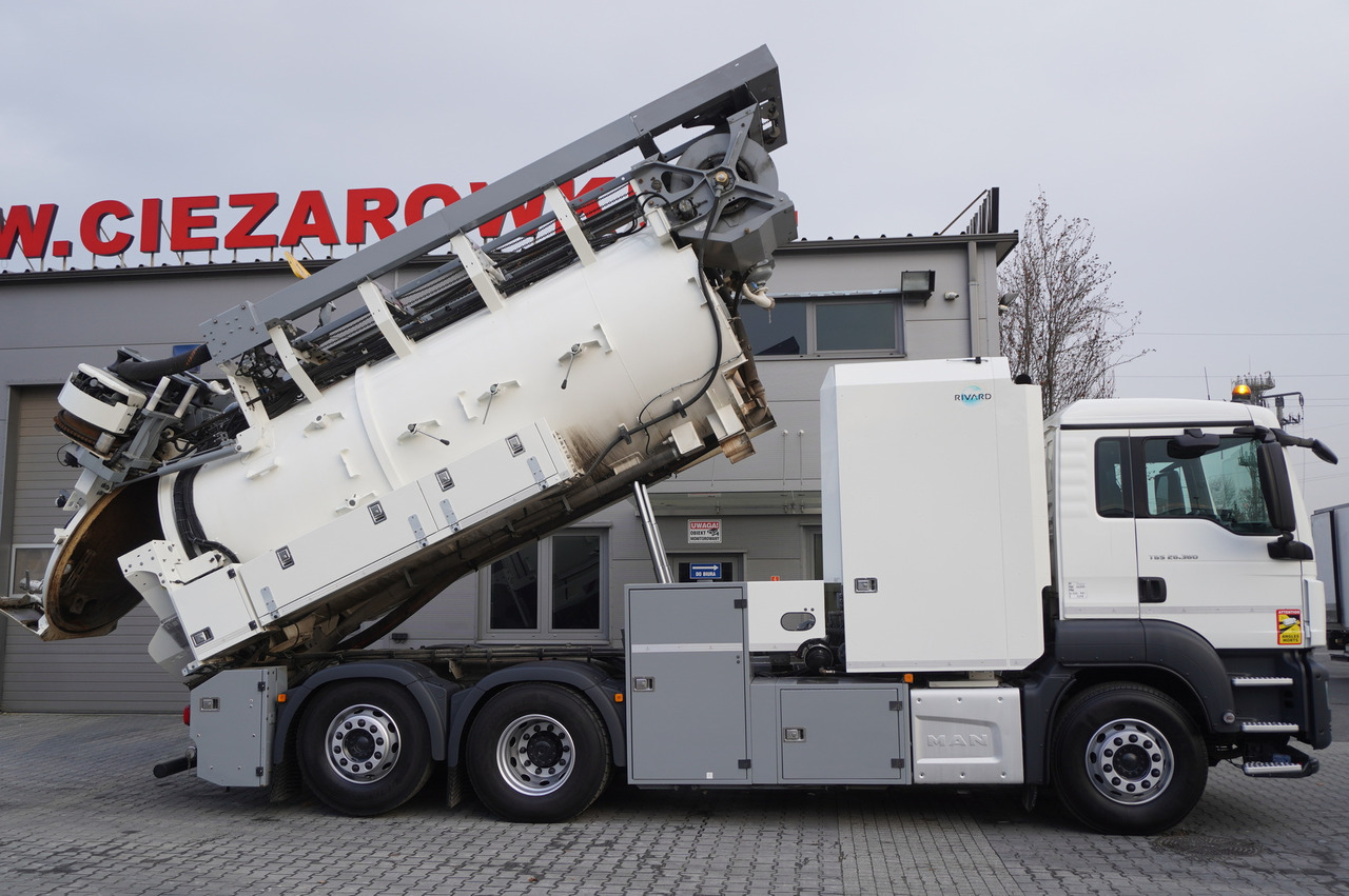 MAN TGS 26.360 E6 / RIVARD sewage cleaner 18 m3 / 180 tho. km / steering axle / 2 units - Vidanjör: fotoğraf 4 MAN TGS 26.360 E6 / RIVARD sewage cleaner 18 m3 / 180 tho. km / steering axle / 2 units - Vidanjör: fotoğraf 4
